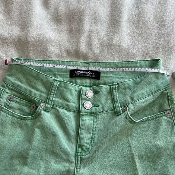 London Jean Mint Green Denim Jeans - Picture 9 of 12